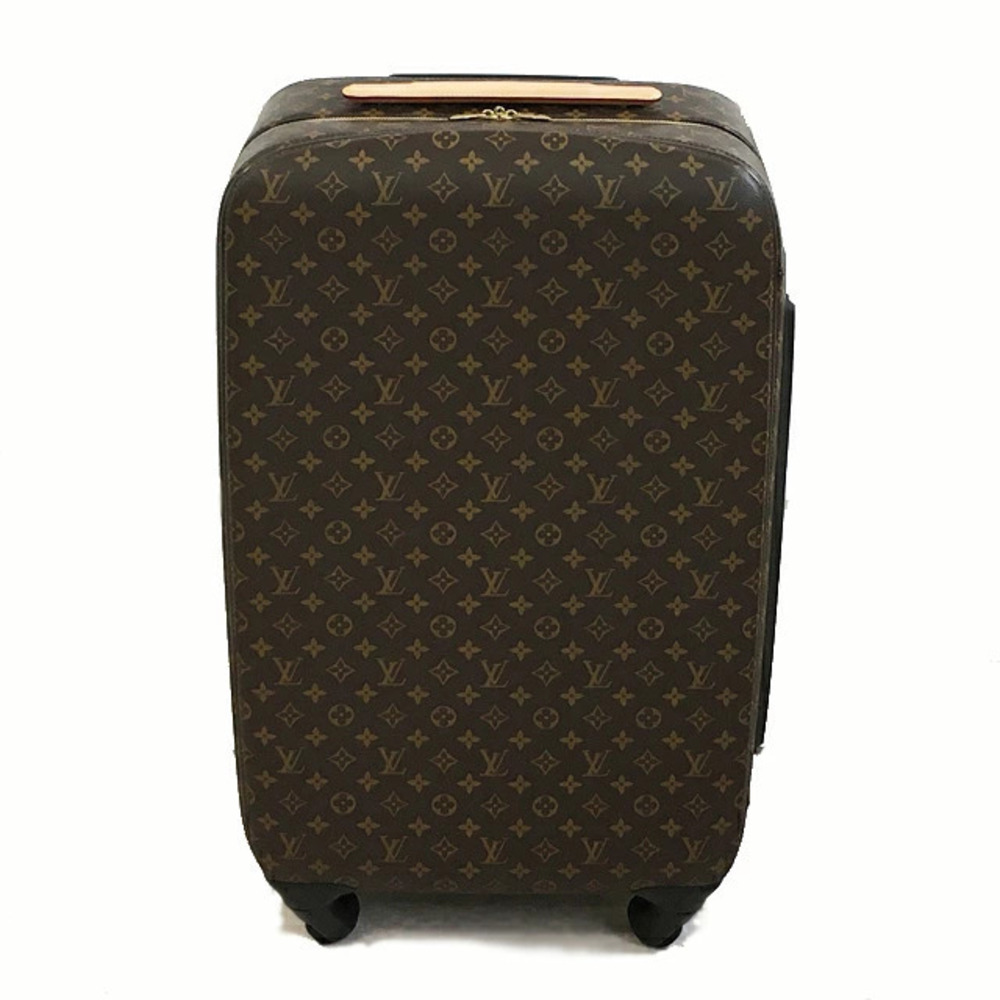Louis Vuitton Zephyr Monogram Carry On Canvas Leather Black Brown